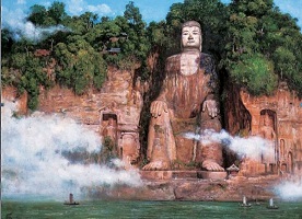 مجسمه بودای غول پیکر لشان چین